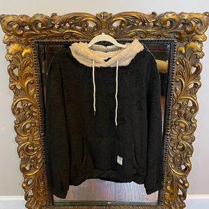 Zaful  Black Cozy Hoodie Sweater Man Size 38